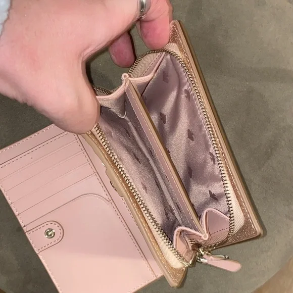 Kate Spade Glittering Rose Gold Wallet - Picture 3 of 5